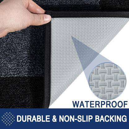 Schmutzfangmatte Innen 60x90 cm rutschfest waschbar absorbierend
