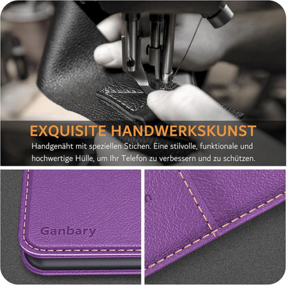 Samsung Galaxy A35 5G Handyhülle - Premium Leder Klapphülle
