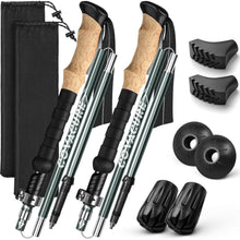 Wanderstöcke Walking Stöcke 110-130 cm Faltbar Verstellbar