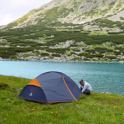 Camping Zelt 2/3 Personen wasserdicht Ultraleicht Belüftetes Kuppelzelt