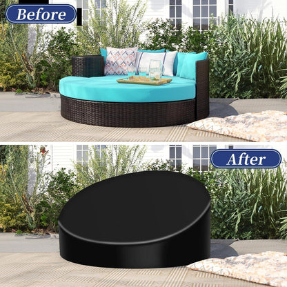 Wasserdichte Sonneninsel Abdeckung 190x50/90cm – 420D Oxford