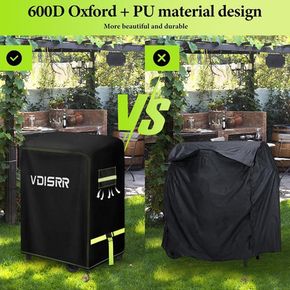 Schwere Grillabdeckung 600D Oxford wetterfest 90x70x110cm