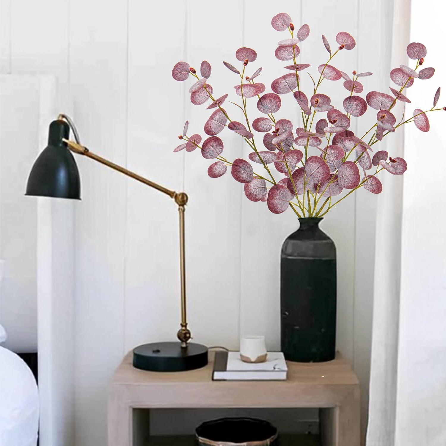 3er Set Künstliche Eukalyptus Zweige 81CM Dekozweige Kunstpflanze