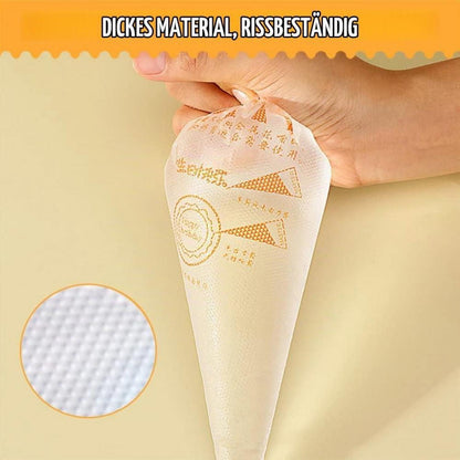 Einweg Spritzbeutel Set 3 Größen – 300 Stück Backen