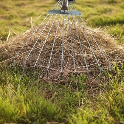 Garten Harke Laubrechen Verstellbar Metall 28 Zoll 20-28 Zoll - 9
