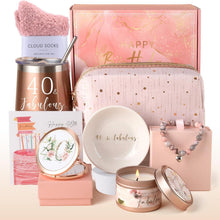 40. Geburtstagsgeschenkset für Frauen - Stress Relief Geschenkkorb mit