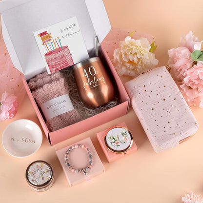 40. Geburtstag Geschenkset für Frauen - Pamper Geschenke