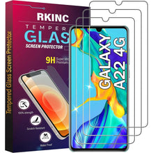 3x Panzerglas Displayschutz Samsung Galaxy A22 4G 0,33mm HD