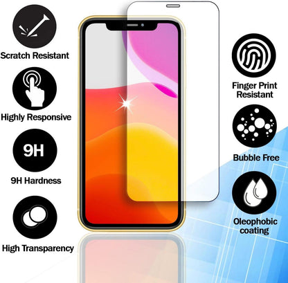 Displayschutzfolie Panzerglas iPhone 12 Mini 5.4 Zoll 3er Pack