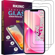 3x Panzerglas Displayschutzfolie iPhone 13/13 Pro/14 6.1'' 9H-Härte blasenfrei
