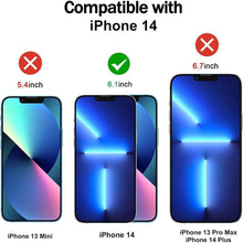 3x Panzerglas Displayschutzfolie iPhone 13/13 Pro/14 6.1'' 9H-Härte blasenfrei