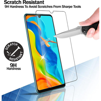 Panzerglas Schutz für Samsung Galaxy A50/A50s 3 Stück HD 9H