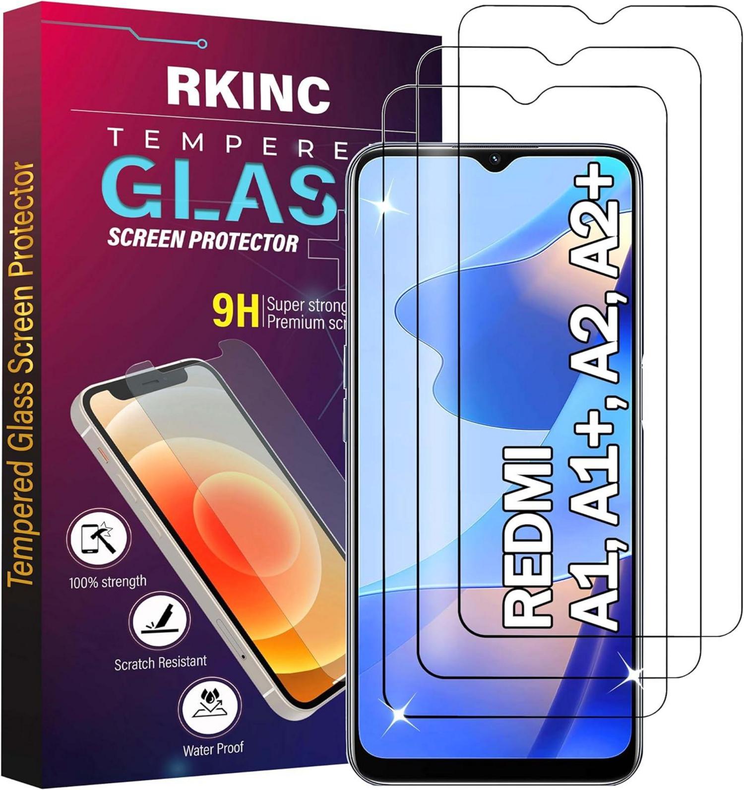 Displayschutzfolie Panzerglas Xiaomi Redmi A1 A2+ 3er Set