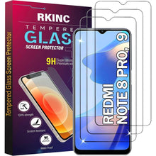 3er Pack Panzerglas Displayschutz Xiaomi Redmi Note 8 Pro