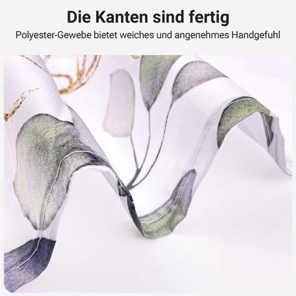 Duschvorhang Goldene Blätter 180x200cm Antischimmel, Waschbar, wasserabweisend