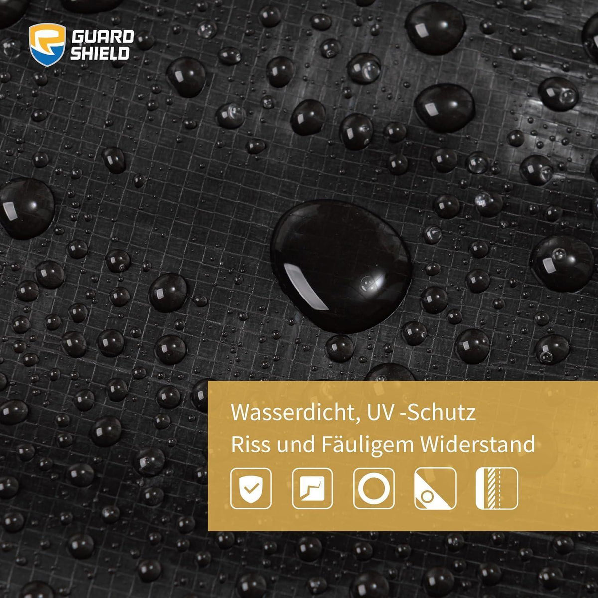 Abdeckplane 6x10m wasserdicht – Schutzplane für Garten & mehr