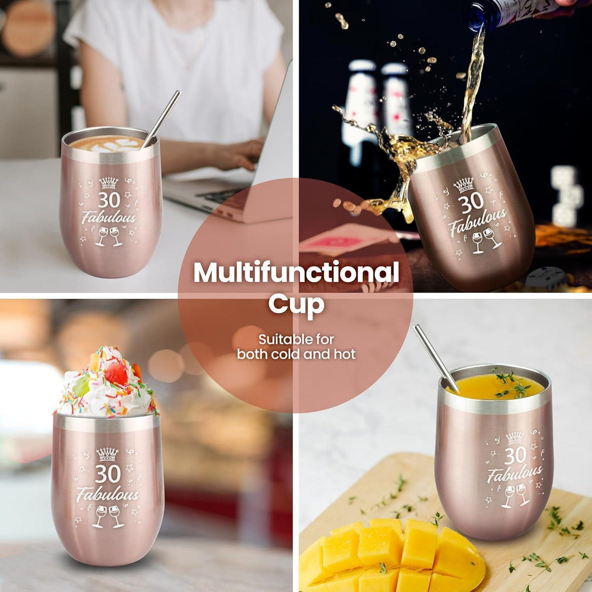 Geschenkset 30. Geburtstag Frau – Für Freundin, Mama, Schwester