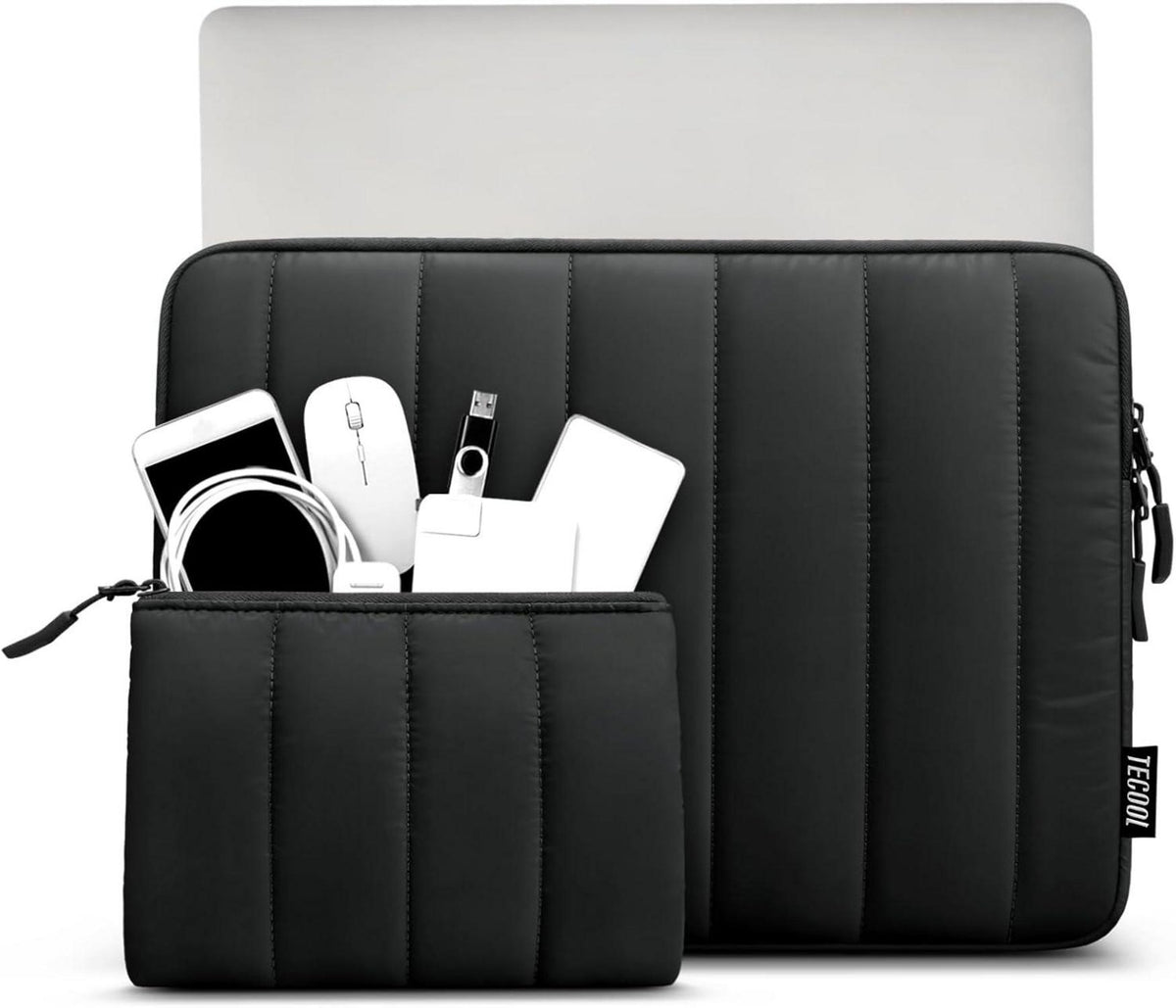 TECOOL Puffy 13.3 Zoll Laptop Hülle Tasche MacBook Air Pro