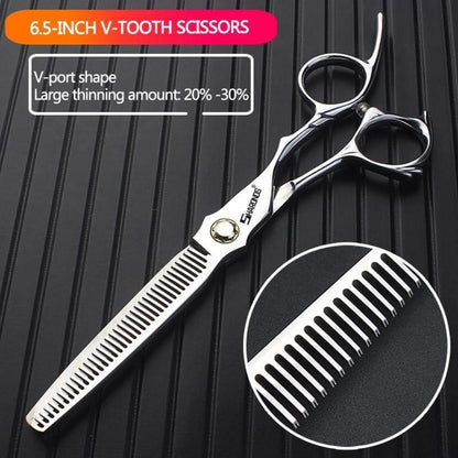 Professionelle Haarschere 6/6,5 Zoll – Japanisches 440C Stahl Set