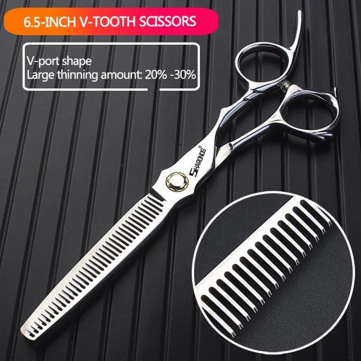 Professionelle Haarschere 6/6,5 Zoll – Japanisches 440C Stahl