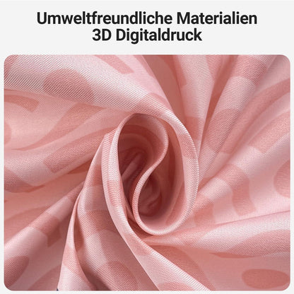 Duschvorhang Blume 80x180cm Polyester Wasserdicht Textil Ösen 5 Ringe