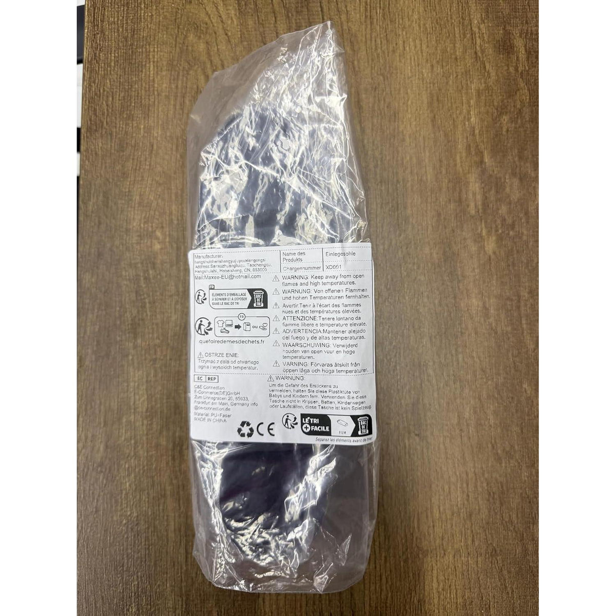 Orthopädische Einlegesohlen 3 Paar – Komfort & Fußgewölbestütze – Schwarz Gr. 45-46
