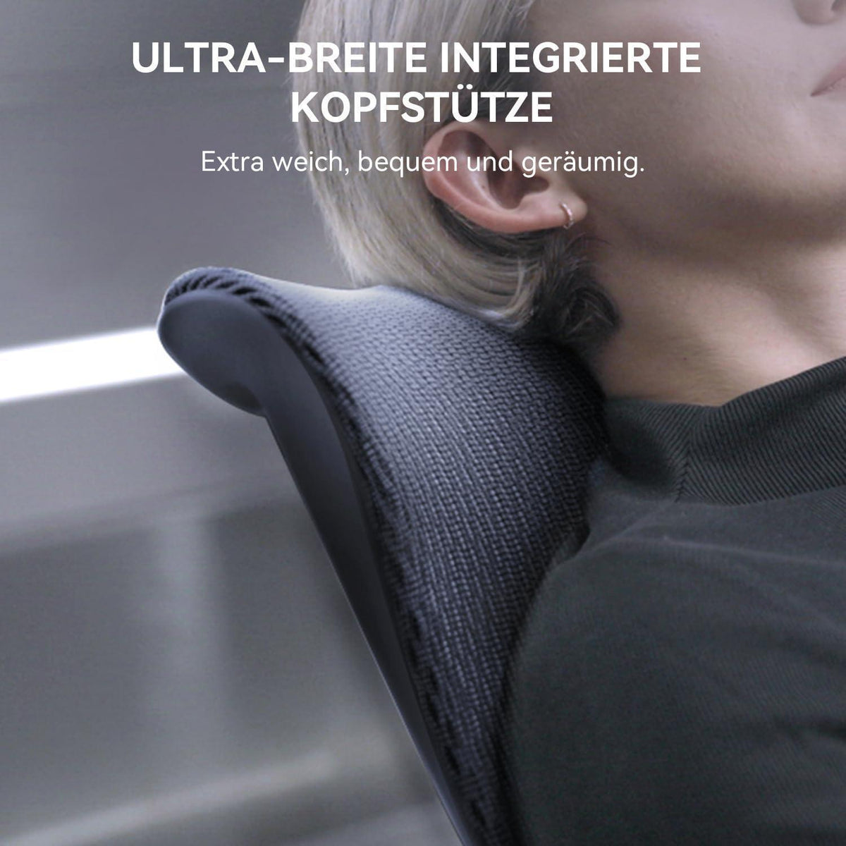 Ergonomischer Bürostuhl mit 6D-Armlehnen und Lendenwirbelstütze