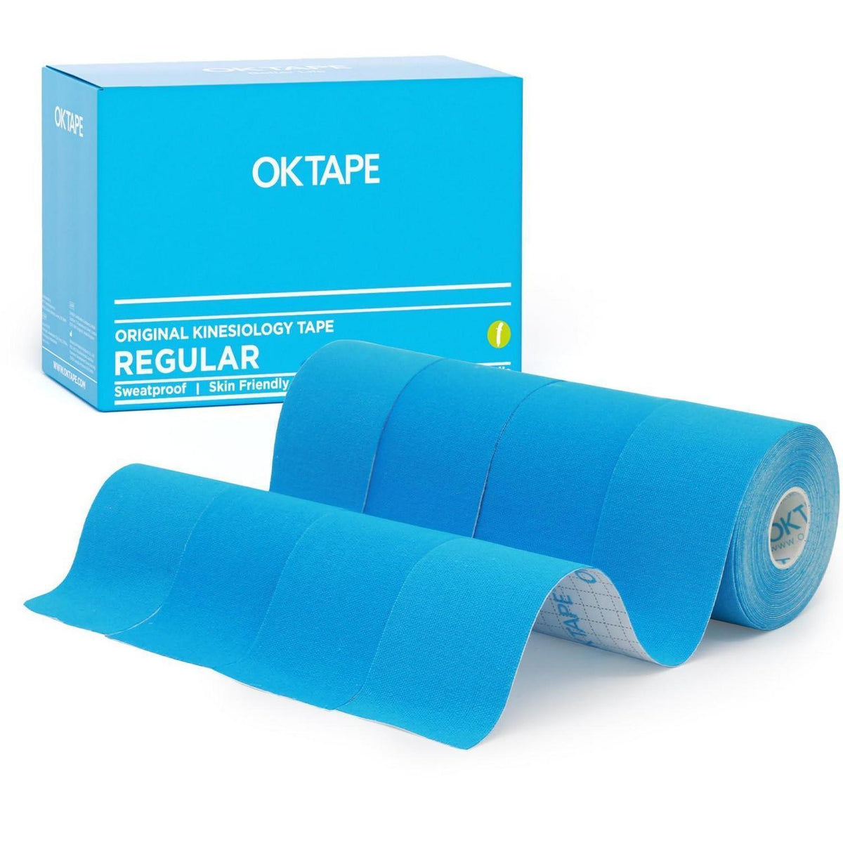 Kinesiologie Tape 5cm x 5m – 4 Rollen Blau – Für Muskeln & Gelenke