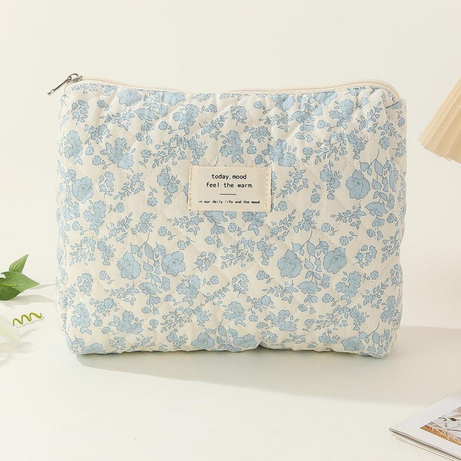 3-teilig Reise Kosmetiktasche Damen Blumenmuster Kawaii