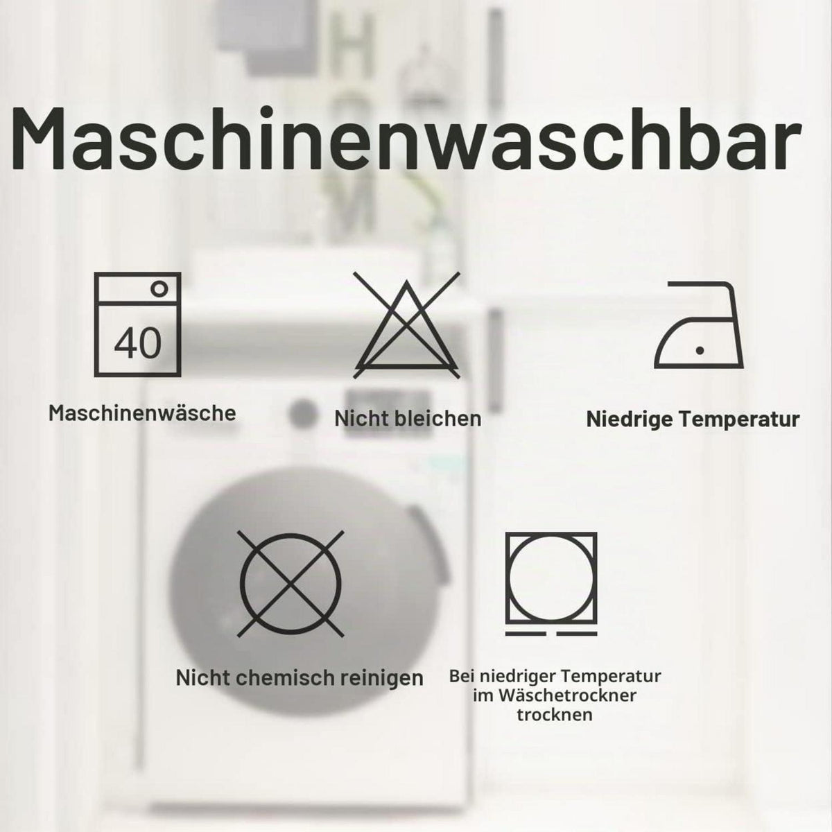 Runde Jacquard Tischdecke 120cm – Cremeweiß, Wellenrand