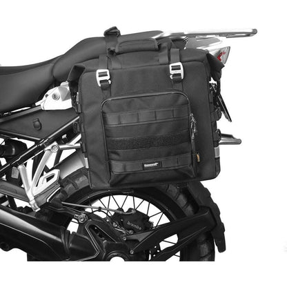 Wasserdichte Motorrad-Satteltaschen 25L Schwarz