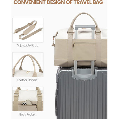 LOVEVOOK Damen Reisetasche Sporttasche Weekender Handgepäck