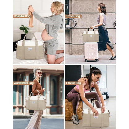 LOVEVOOK Damen Reisetasche Sporttasche Weekender Handgepäck