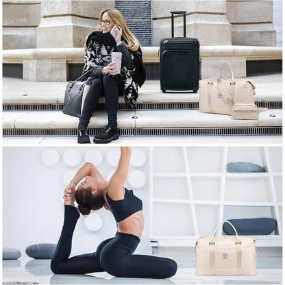 LOVEVOOK Damen Reisetasche Handgepäck Weekender Wasserdicht