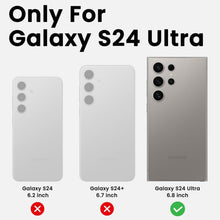 ORNARTO Samsung Galaxy S24 Ultra Hülle - Transparentes Slim