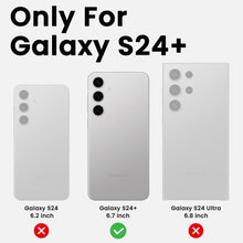 ORNARTO Samsung Galaxy S24 Plus Hülle transparent TPU dünne