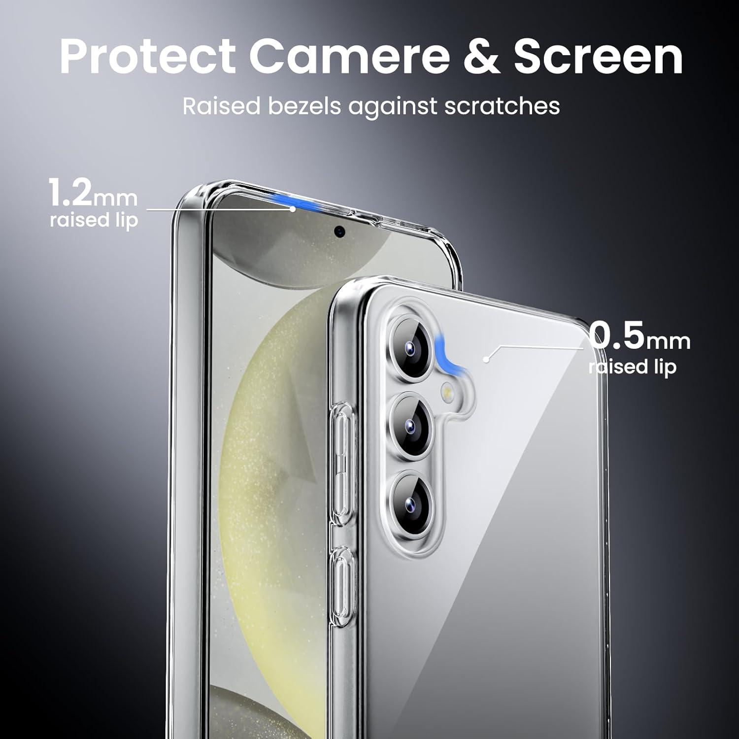 Transparente TPU Hülle für Samsung Galaxy S24 Plus, Schutzhülle Slim