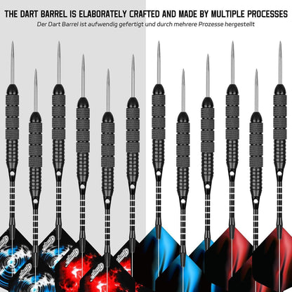 Professionelle CyeeLife Dartpfeile Set inkl. Zubehör, 22g