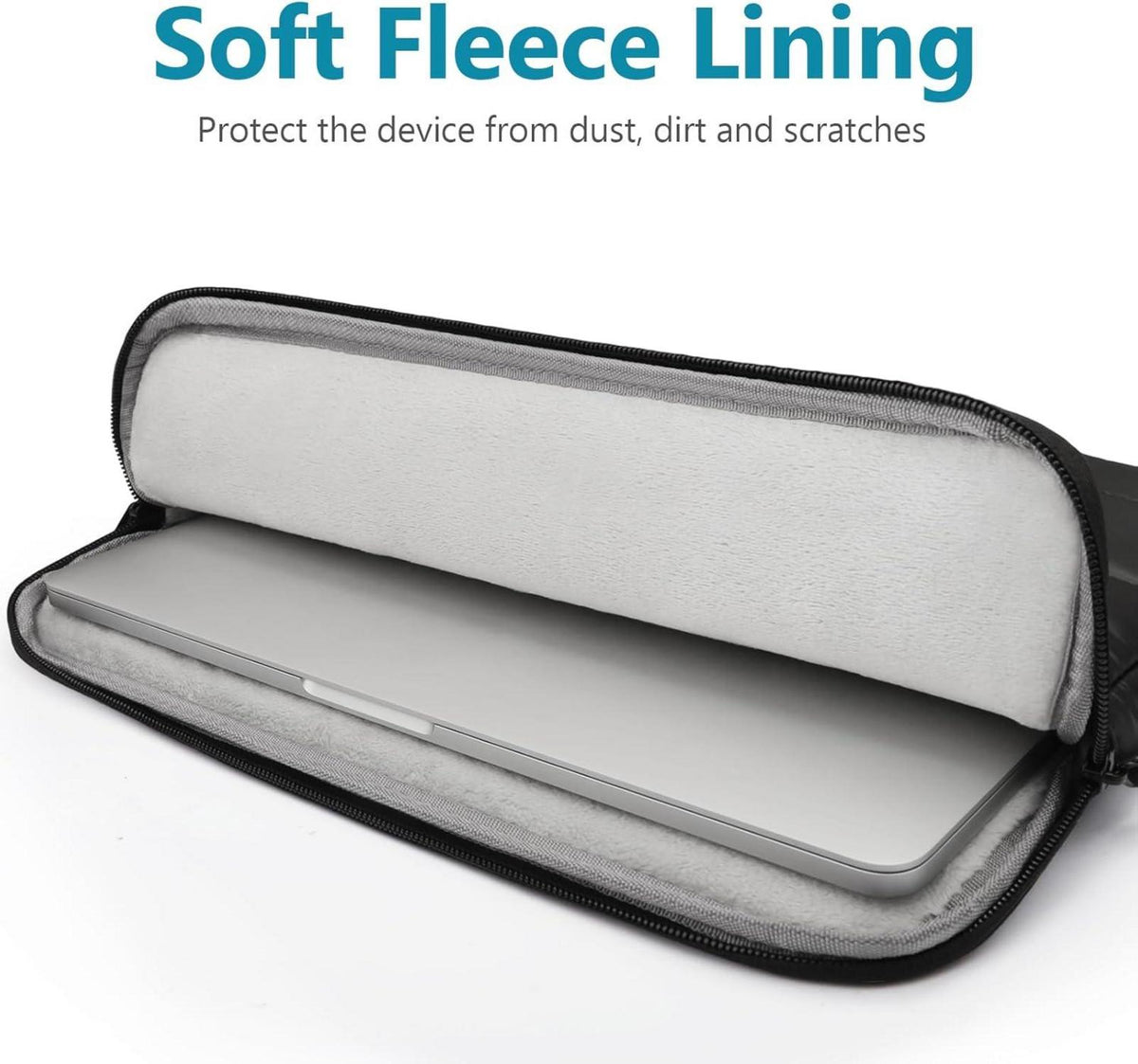 TECOOL Puffy Laptop Hülle Tasche für Macbook Air 13,6 M3 M2 2024-2022,Air Pro 13 M2 M1 2022-2012,pro 14 M3 M2, Acer Dell Lenovo HP, Stoßfeste