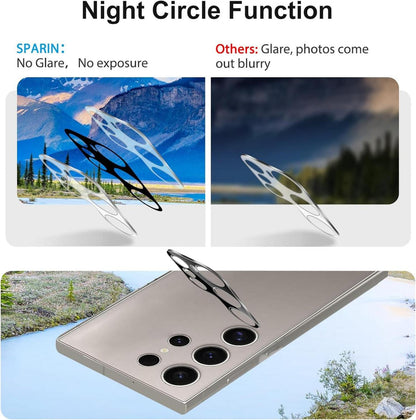 Panzer Schutz Glas für Samsung Galaxy S24 Ultra, 3+2 Stück, 9H HärteTransparent