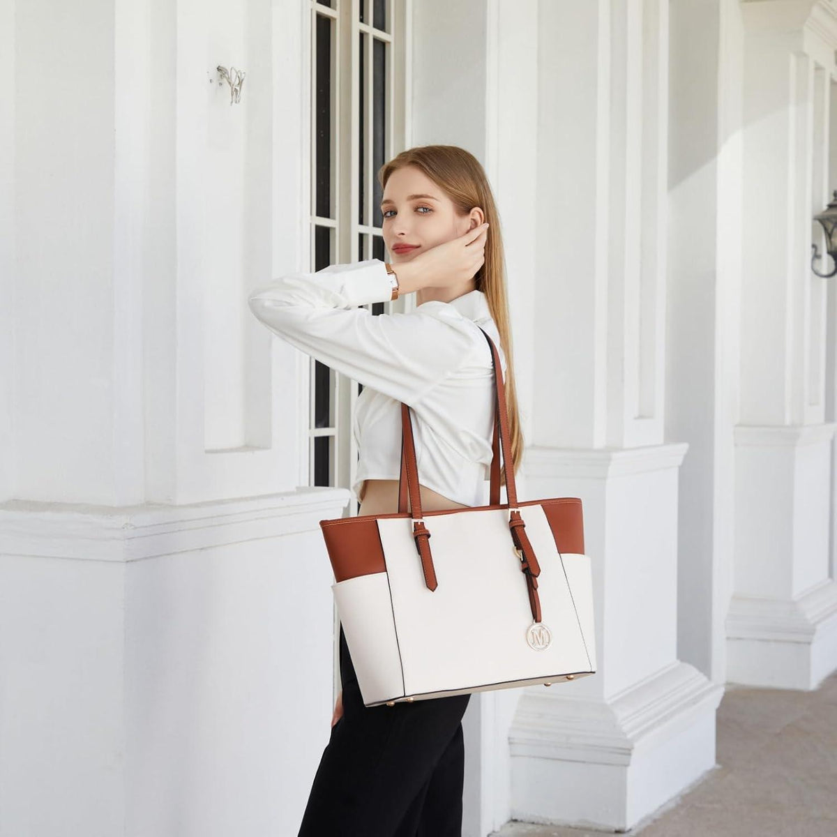 Handtasche Damen Shopper Groß Schultertaschen A4-Dateien