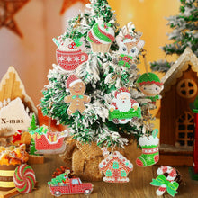 12er Set Weihnachten Diamond Painting Anhänger für Kinder