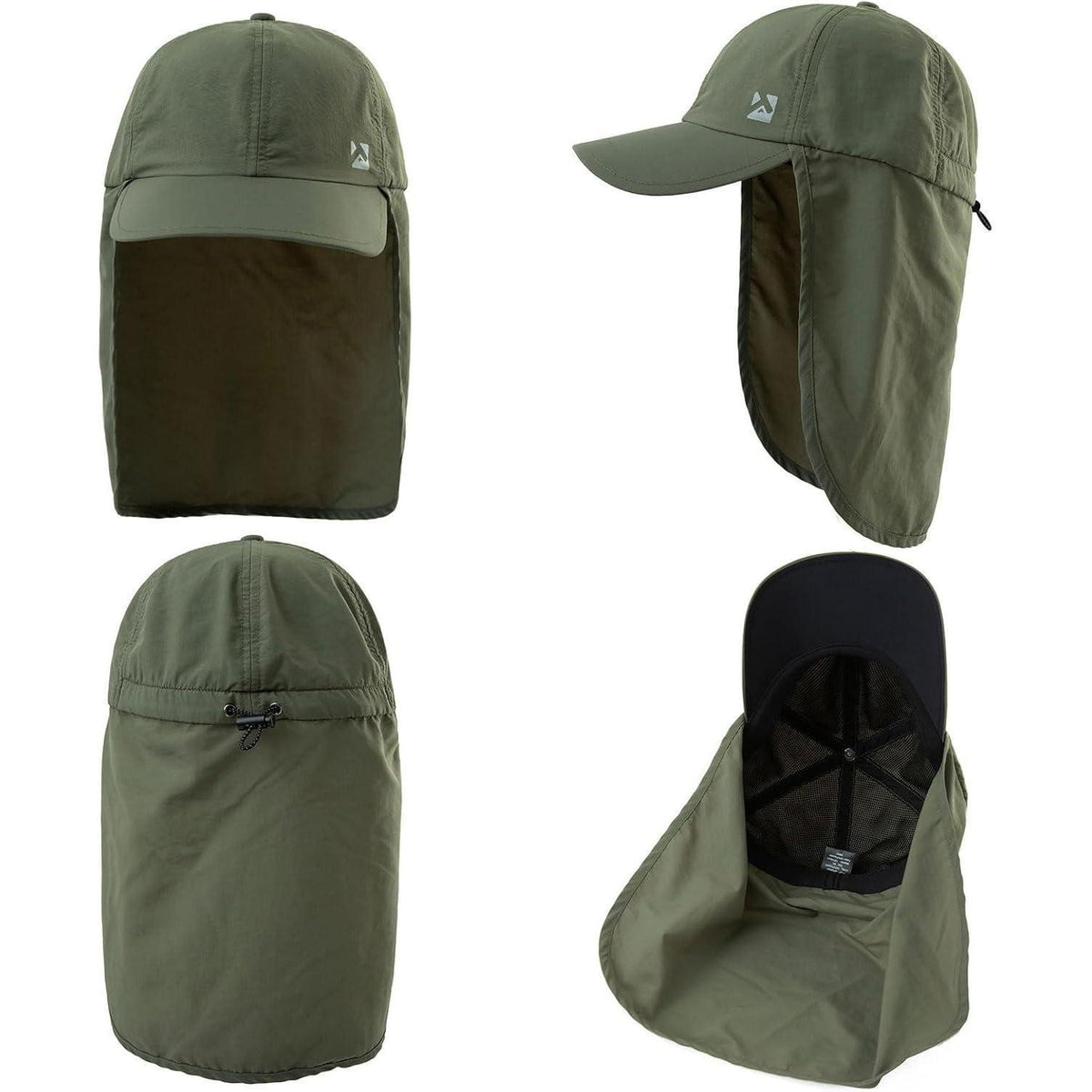 Wasserdichte Baseball Cap XL/XXL mit Nackenklappe & UV-Schutz