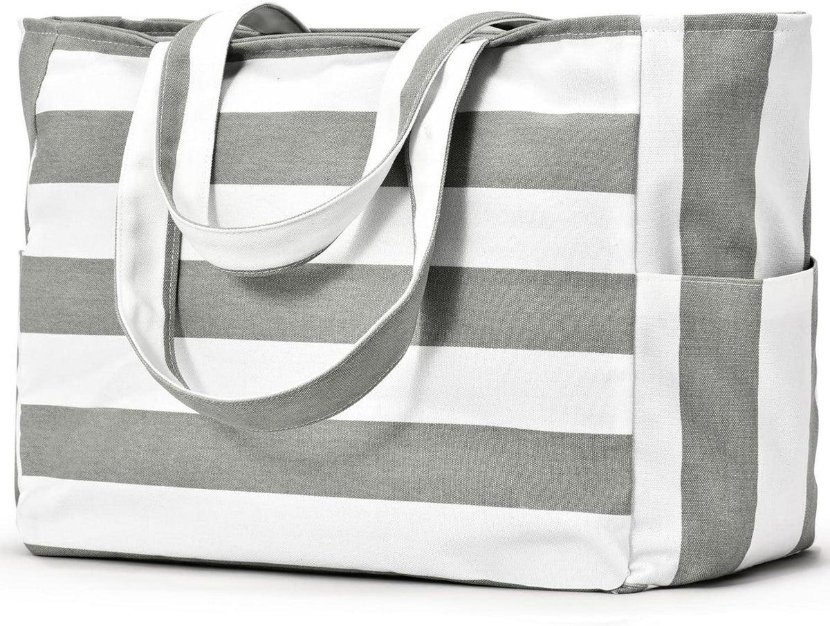 Strandtasche Damen Canvas XXL Tote Bag Wasserdicht Multifunktionales