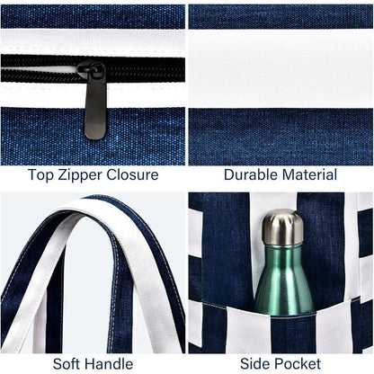 Strandtasche Damen XXL Wasserdichte Handtasche Badetasche
