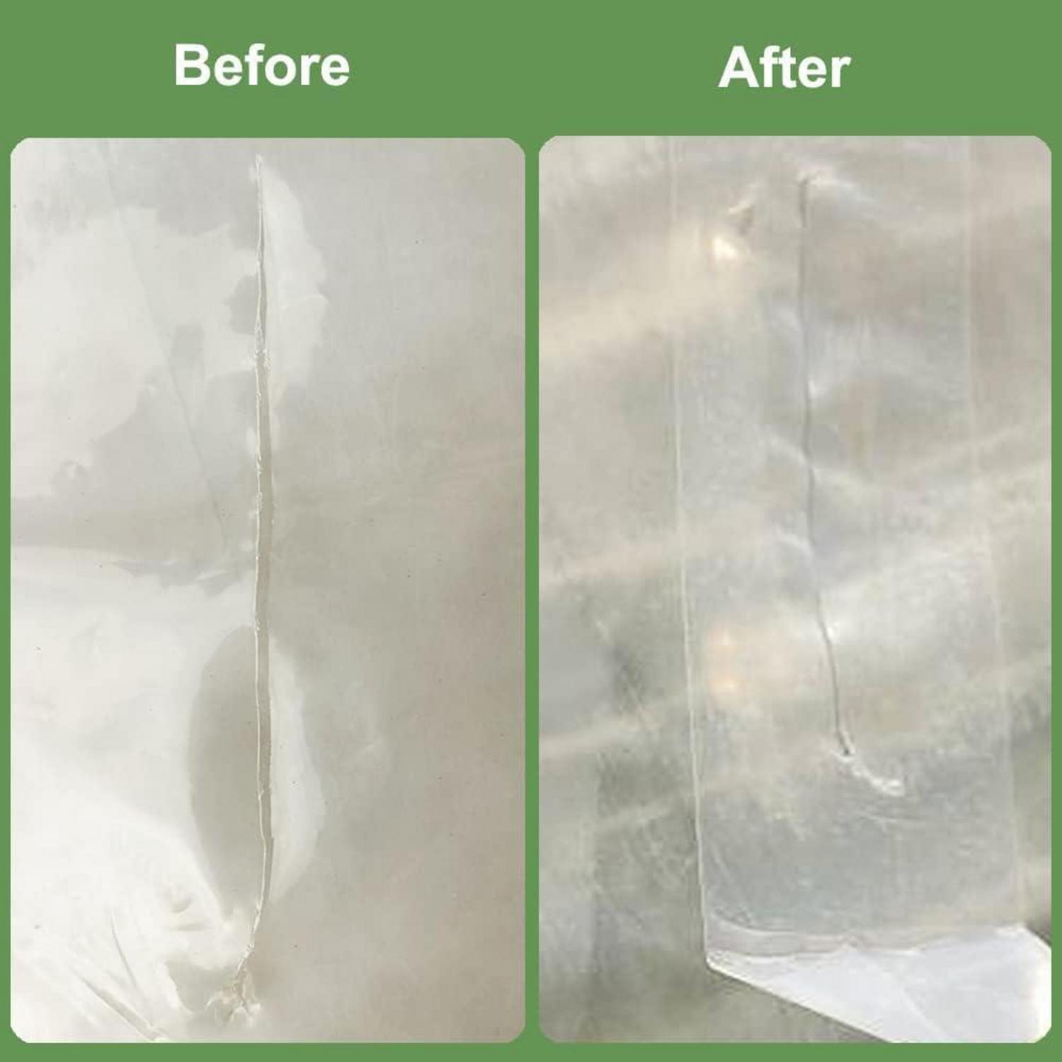 PE Folienklebeband 5cm x 25m für Gewächshaus Reparatur, 6 mil Transparent, UV-beständig