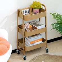 Aufbewahrungswagen Servierwagen 3-Etagen Metall Organizer