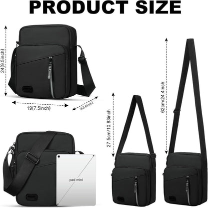 Umhängetasche Herren Wasserdicht Multi Tasche Crossbody Bag