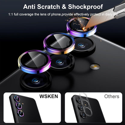 WSKEN Samsung Galaxy S24 Kamera Schutzglas 9H HD Metallglas