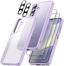 5-in-1 Matt Hülle für Samsung Galaxy S24 5G + Schutzfolie und